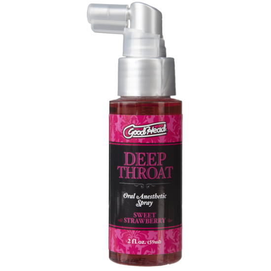 Спрей для минета Doc Johnson GoodHead Deep Throat Spray – Sweet Strawberry (59 мл) (мятая упаковка)