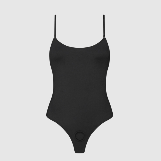 Боди с фиксацией дилдо Strap-On-Me Harness Body Signature - XS - Black