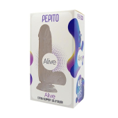 Прозрачный фаллоимитатор Alive Jelly Dildo Pepito (мятая упаковка!!!)
