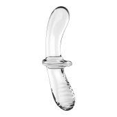 Дилдо Satisfyer Double Crystal (Transparent) (мятая упаковка!!!)