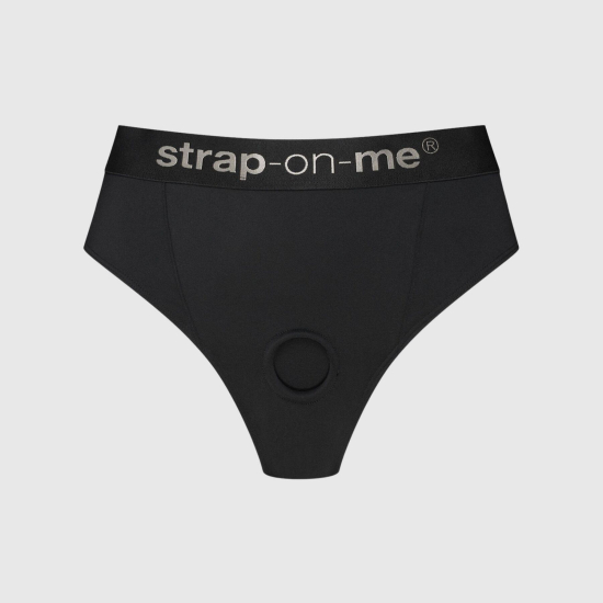 Трусики с фиксацией дилдо Strap-On-Me Harness Lingerie Idole - L - Black