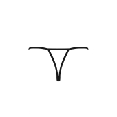 Трусики кружевные с доступом VIOLANTE THONG black S/M - Passion Exclusive (мятая упаковка!!!)