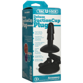 Крепление для душа с присоской Doc Johnson Vac-U-Lock - Deluxe Suction Cup Plug (мятая упаковка!!!)