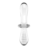 Дилдо Satisfyer Double Crystal (Transparent) (мятая упаковка!!!)
