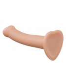 Насадка для страпона Strap-On-Me Dual Density Dildo Flesh M (м'ята упаковка)