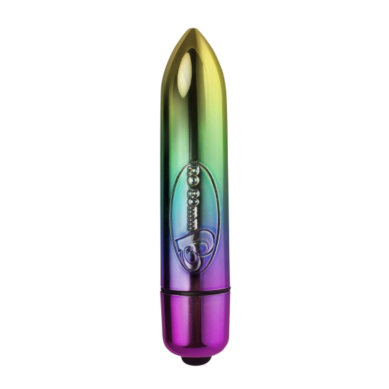 Вибропуля Rocks Off Coloured 7 Speed RO-80mm Rainbow (мятая упаковка!!!)