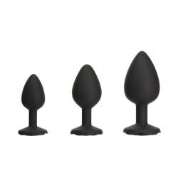 Набор силиконовых анальных пробок BMS Roses Til’ Dawn Silicone Anal Plug Kit (повреждена упаковка!!!)