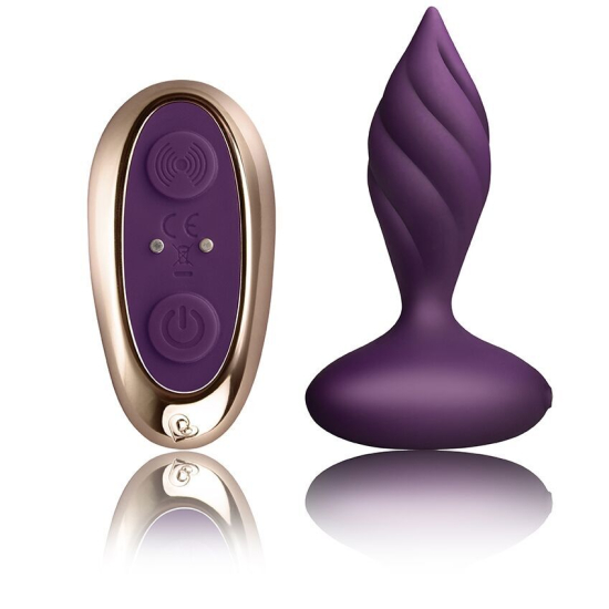Анальная вибропробка Rocks Off Petite Sensations – Desire Purple (мятая упаковка)