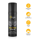 Гель-пролонгатор Orgie Xtra Time Delay Gel, 15 мл (мятая упаковка!!!)