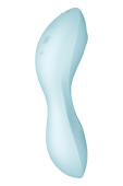 Вакуумний смарт-стимулятор із вібрацією Satisfyer Curvy Trinity 5 (Blue)  (порвана упаковка!!!)