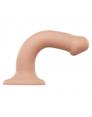 Насадка для страпона Strap-On-Me Dual Density Dildo Flesh M (м'ята упаковка)