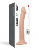 Насадка для страпона Strap-On-Me Dual Density Dildo Flesh M (м'ята упаковка)