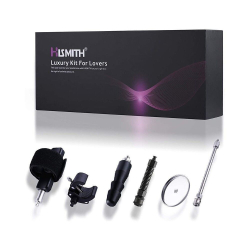 Набор адаптеров для секс-машин Hismith Luxury Kit - KlicLok System Set (повреждена упаковка!!!)