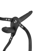 Двойной страпон с вибрацией Fetish Tentation Vibrating Strap-On with Double Dildo (мятая упаковка!!!)