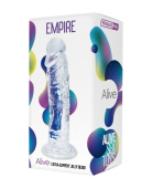 Прозорий фалоімітатор Alive Jelly Dildo Empire (м'ята упаковка)