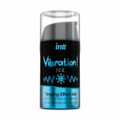 Рідкий вібратор Intt Vibration Ice (15 мл) (м'ята упаковка!!!)
