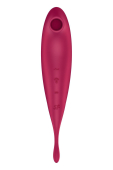 Смарт-вибратор с вакуумной стимуляцией Satisfyer Twirling Pro+ dark red (мятая упаковка!!!)