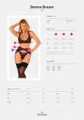 Obsessive Donna Dream 3-pcs set M/L (мятая упаковка!!!)