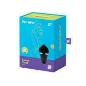 Мороженка спиннатор Satisfyer Lay-On - Sweet Treat Black/Gold (мятая упаковка!!!)
