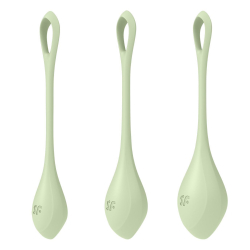 Набор йони бусин Satisfyer Yoni Power 2 Light Green (мятая упаковка!!!)