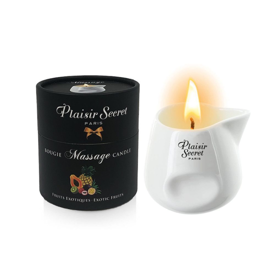 Массажная свеча Plaisirs Secrets Pineapple Mango (80 мл) (мятая упаковка!!!)