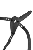 Страпон с вибрацией Fetish Tentation Vibrating Strap-On with Dildo Black (мятая упаковка!!!)