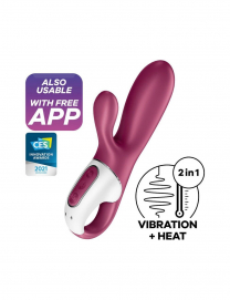 Смарт вибратор кролик с подогревом Satisfyer Hot Bunny (мятая упаковка!!!)