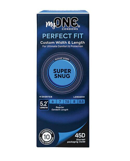 Презервативи MyONE Super Snug 10 шт, картонна коробка (м'ята упаковка!!!)