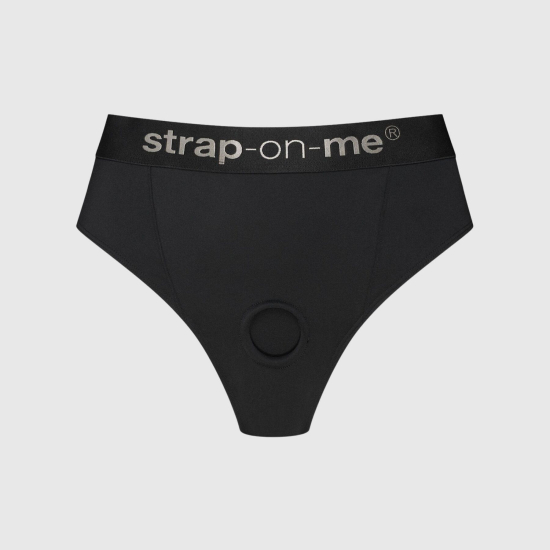 Трусики с фиксацией дилдо Strap-On-Me Harness Lingerie Idole - M - Black