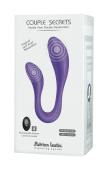 Вібратор для пар Adrien Lastic Couple Secrets II з пультом LRS, два мотори, універсальний