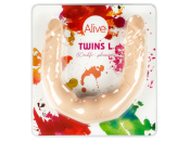 Фалоімітатор подвійний Alive Twins розмір L, гнучкий, діаметр 2,8 см - 3,4 см, довжина 40 см