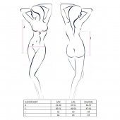 Боді CLOVER BODY black XXL/XXXL - Passion