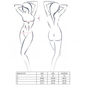 Костюм зайчика Passion MALLOY SET L/XL, трусики, топік і вушка
