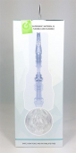 Мастурбатор-вагіна Fleshlight Ice Lady Crystal, напівпрозорий матеріал і корпус