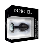 Анальна пробка Dorcel Geisha Plug Diamond M з кулькою всередині, створює вібрації, макс. діам. 3,2см