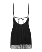 Пеньюар і трусики Obsessive Lobellis chemise & thong M/L