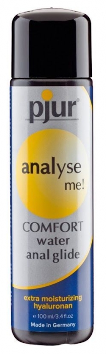 Анальна змазка pjur analyse me! Comfort water glide 100 мл на водній основі з гіалуроном