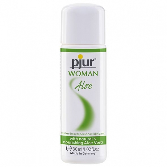 Лубрикант на водній основі pjur Woman Aloe 30 мл з екстрактом алое, зволожувальний, без парабенів