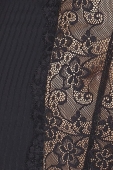 (SALE) Сорочка приталена з чашечками ZOJA CHEMISE black 4XL/5XL - Passion, трусики