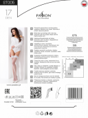 Панчохи ST005 5 bianco - Passion