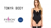 Розпродаж!!! Боді TONYA BODY black L/XL - Passion Exclusive