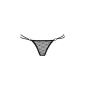 Трусики на зав'язочках з боків Passion Exclusive ZITA THONG S/M, black