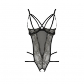 Боді монокіні з відкритими грудями VALERY BODY black S/M - Passion Exclusive