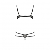 Розпродаж!!! Боді монокіні з відкритими грудями VALERY BODY black XXL/XXXL - Passion Exclusive