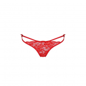 Трусики на зав'язочках з боків Passion Exclusive WARDA THONG S/M, red