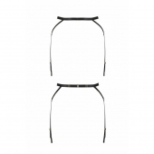 Пояс-стрепи з підв'язками для панчох Passion Exclusive MEGGY GARTER BELT S/M, black