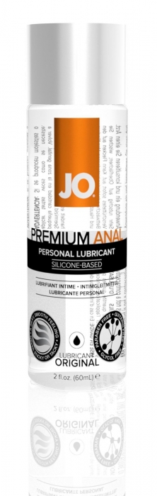 Анальна змазка JO ANAL PREMIUM — ORIGINAL (60 мл) на силіконовій основі водостійка