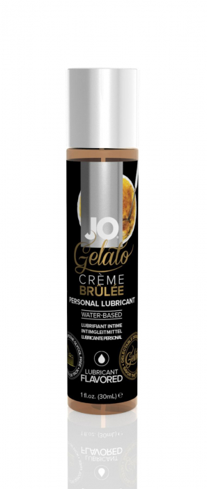 Змазка на водній основі JO GELATO CremeBrulee (30 мл) без цукру, парабенів та пропіленгліколю