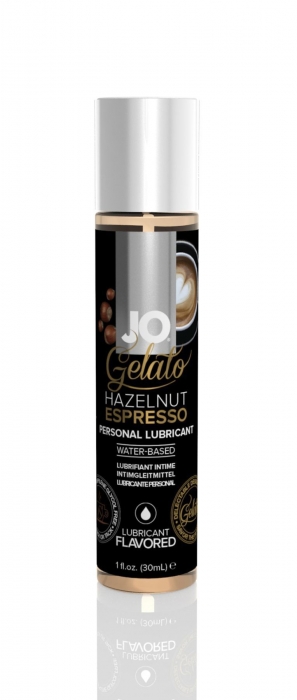 Змазка на водній основі JO GELATO Hazelnut Espresso (30 мл) без цукру, парабенів та пропіленгліколю