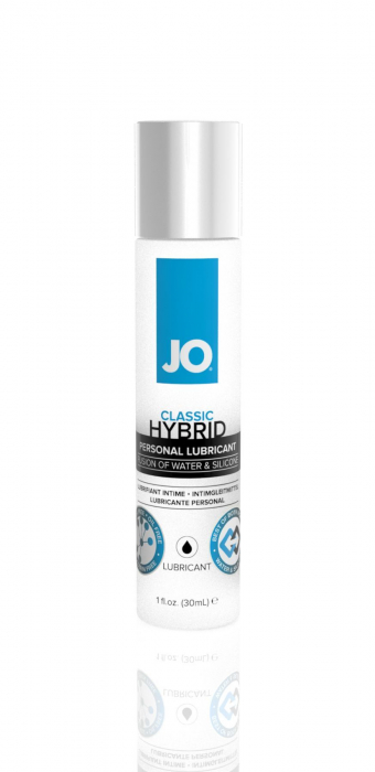 Густа змазка водно-силіконова JO Classic Hybrid (30 мл) без парабенів, гліцерину та олій